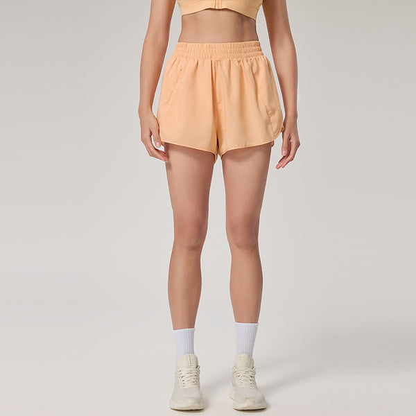 SPARK Women's Ultra-Light Cooling Quick-Dry Running Shorts  in orange