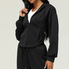 SPARK Zip Up Lounge Sweatshirts-Black