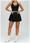 Ultimate_Naked_Feeling_Fake_Two-Piece_Pleated_Tennis_Skirt_in_black_set tank top