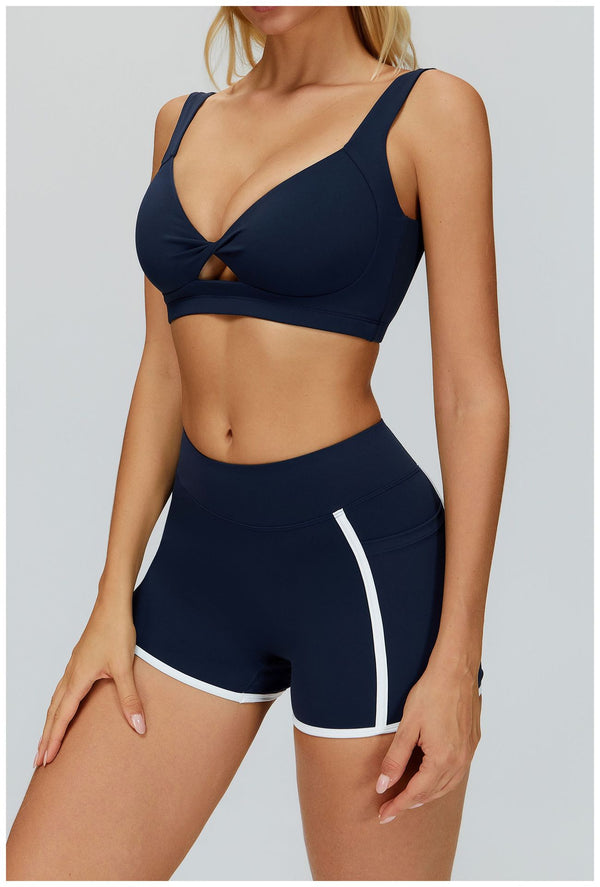 Women_s_Twist_Hollow_Open_Back_Yoga_Fitness_Bra_in navy a set