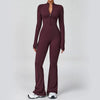 SPARK Zipper Long-sleeved Yoga Jumpsuit ZC2012