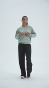 SPARK Women's Waffle Solid Color Sweatshirts YEL52569