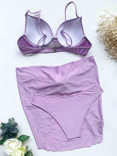 SPARK Gathered 3 PCS Set Swimwear CS6318