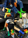 SPARK Spring And Autumn Thin Candy Color Stockings