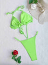 SPARK Backless Green Swimwear CS6501